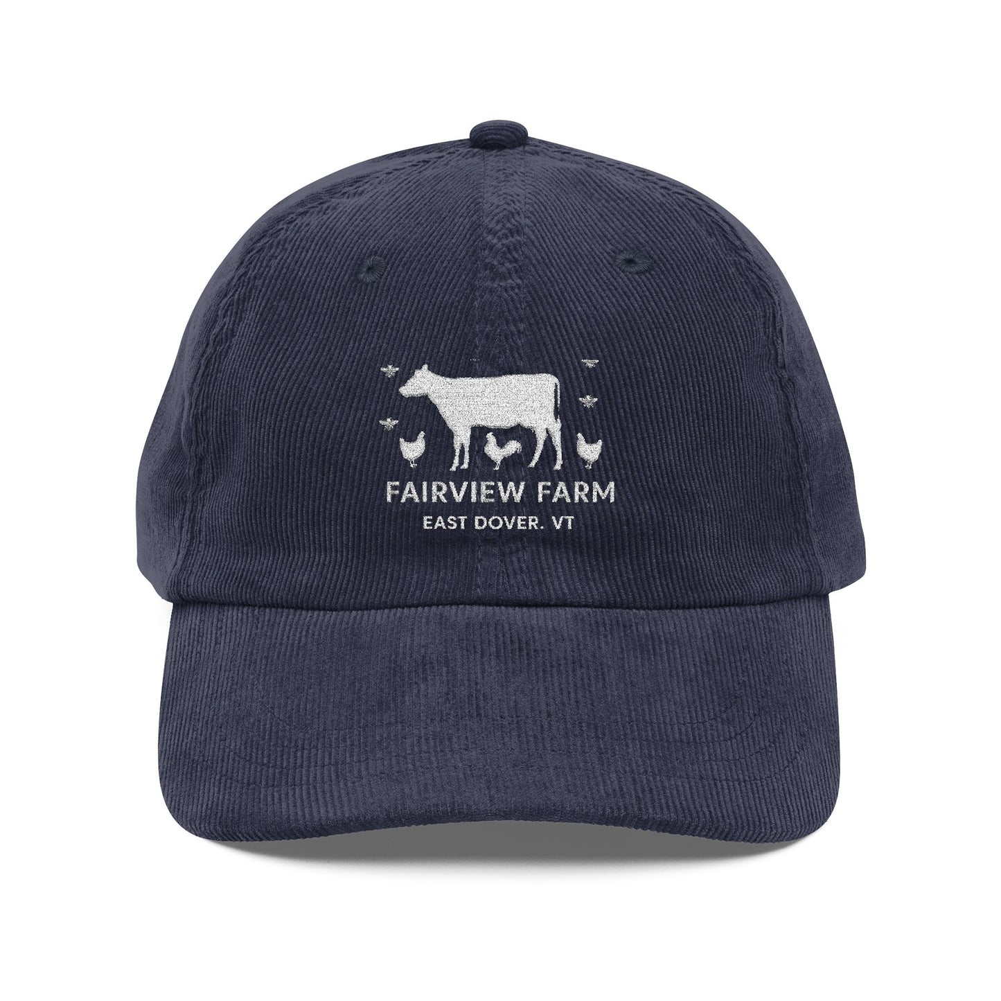 Vintage Corduroy Cap (Embroidery)