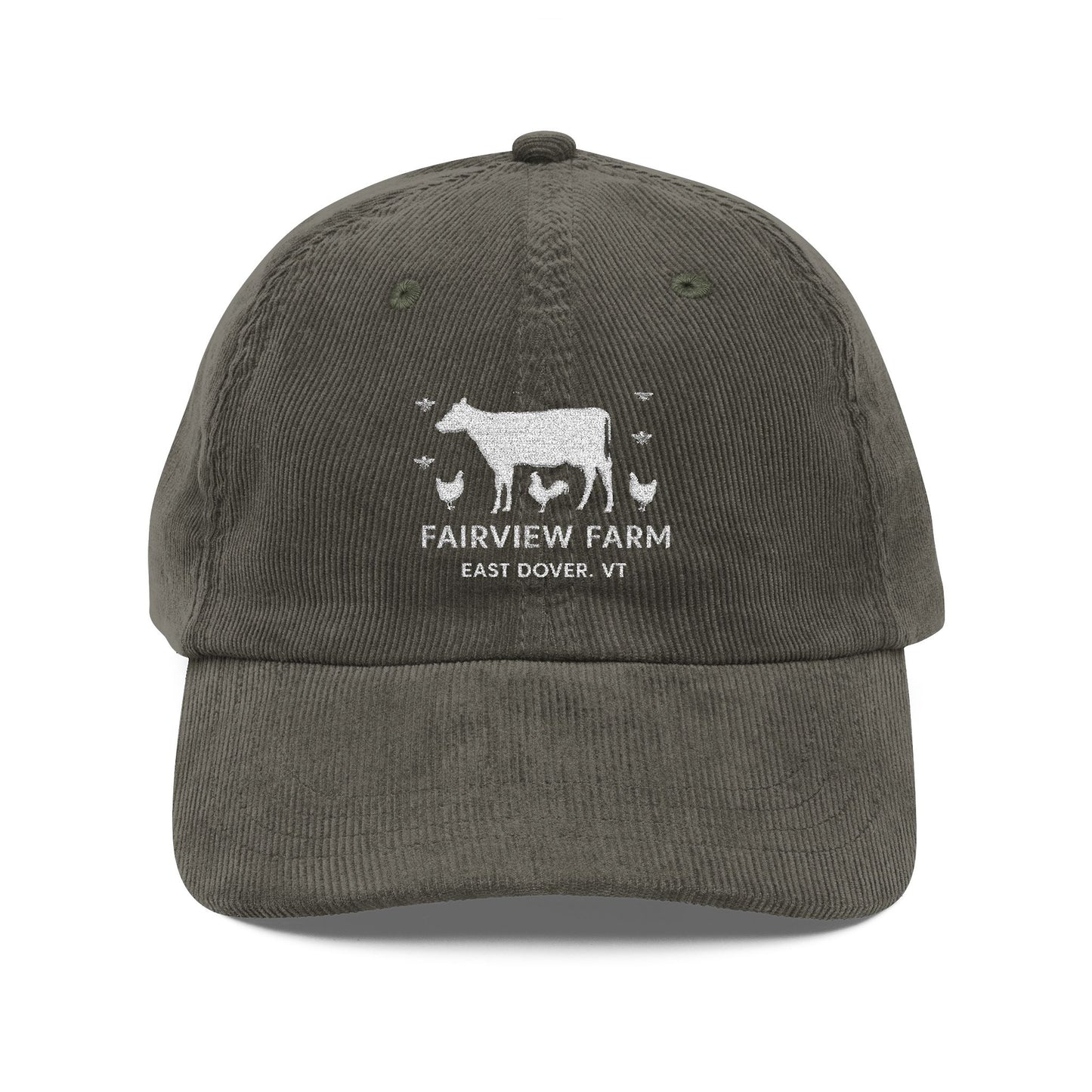 Vintage Corduroy Cap (Embroidery)