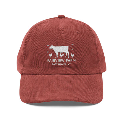 Vintage Corduroy Cap (Embroidery)