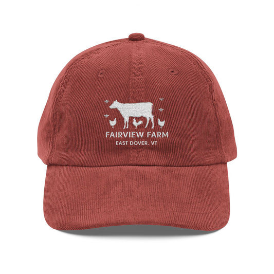 Vintage Corduroy Cap (Embroidery)