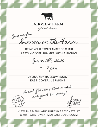 Dinner on the Farm Tickets