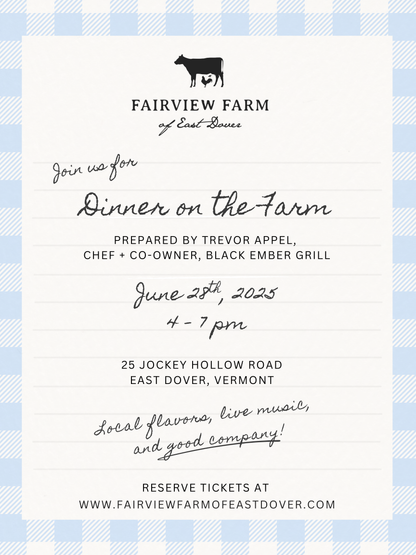 Dinner on the Farm Tickets