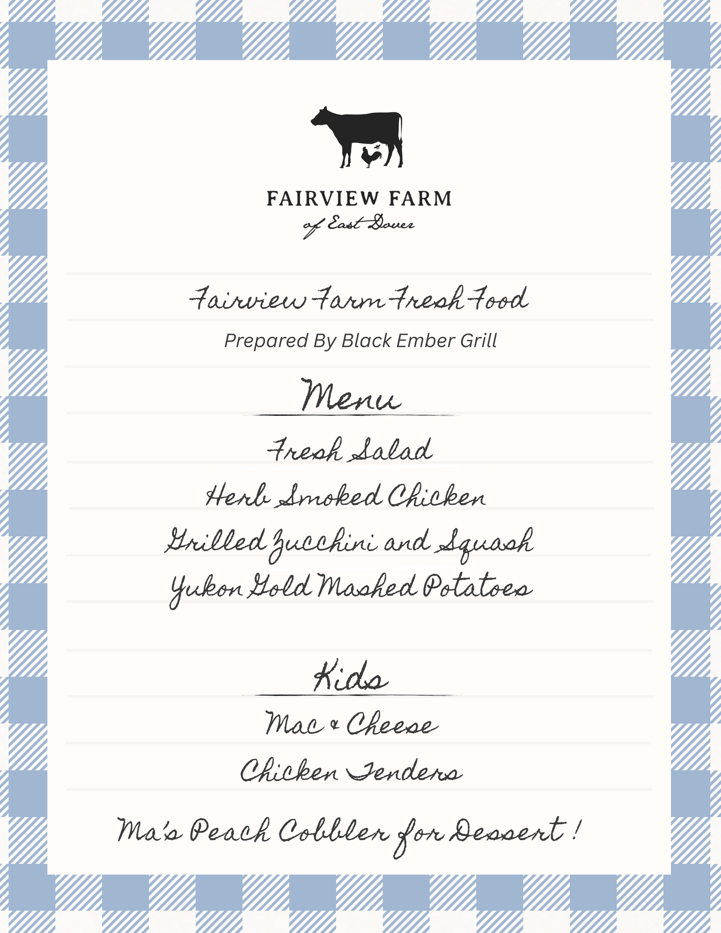 Dinner on the Farm Tickets