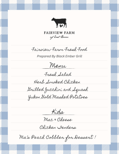 Dinner on the Farm Tickets